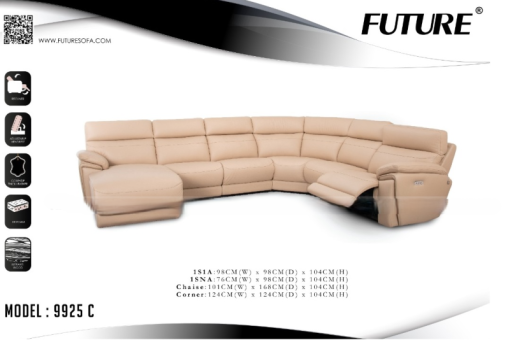SOFA DA BÒ FUTURE 9925 3L