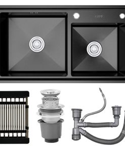 CHẬU RỬA INOX NANO KAFF KF-BL8045GHR - 13