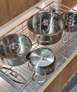 Bộ Rổ Xoong Nồi Cappella 600mm Hafele 549.08.023