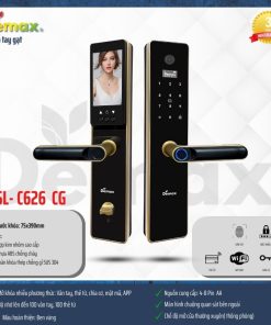 Khóa cửa vân tay DEMAX SL-C626 CG tiêu chuẩn Đức - 31