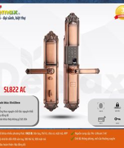 Khóa thông minh DEMAX SL822 AC tiêu chuẩn Đức - 17