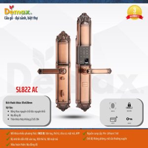 Khóa thông minh DEMAX SL822 AC tiêu chuẩn Đức - 17