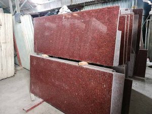Đá Granite hoa cương Đỏ ruby Ấn Độ bông nhỏ - 11