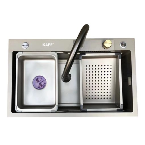 CHẬU RỬA LIỀN VÒI THÁC NƯỚC KAFF KF-UM7546S - 1