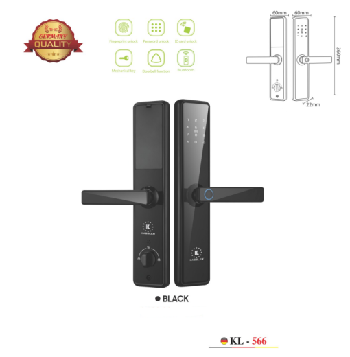 KHÓA CỬA THÔNG MINH KASSLER KL-566 BLACK - 1