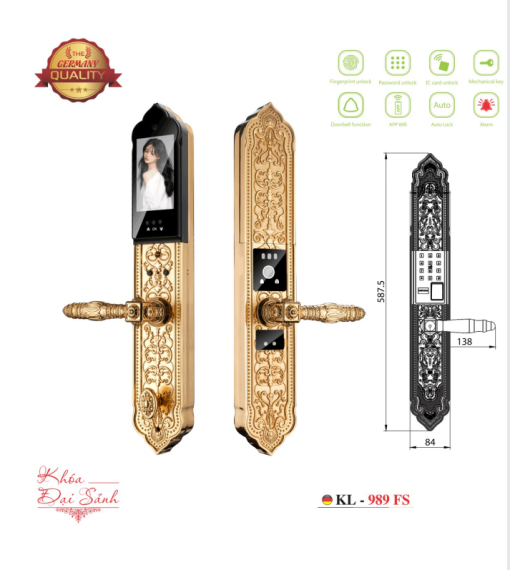 KHÓA ĐẠI SẢNH KASSLER KL-989FS - 1