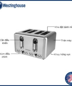 Máy nướng bánh mì 4 lát Westinghouse WKTT010