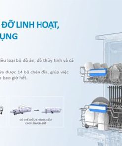 Máy rửa chén đĩa Midea MDW13-7635QS - 7 Máy rửa chén đĩa Media MDW13-7635QS