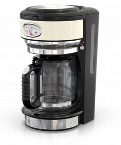 Tên sản phẩm: Máy pha cà phê RETRO Westinghouse WKCMR621WH Dung tích bình chứa: 1.25 lít Số lượng tách cà phê: Từ 2 đến 10 tách Công suất: 1000W Chức năng tự động: Có Chức năng tiết kiệm điện: Có Đồng hồ đo tiến trình: Có Tự động làm ấm: Có khi bình đặt lên máy Tự động tắt: Có, sau 40 phút Tính năng ngừng nhỏ giọt: Có Lưới lọc tháo rời: Có Loại máy pha cà phê: Tự động Chức năng: Chương trình có sẵn, Điều chỉnh thông minh Điện áp đầu vào: 220V Tiêu thụ điện năng: 1000W Kích thước (Dài x Rộng x Cao): 29 x 19 x 33 cm Máy pha cà phê RETRO Westinghouse WKCMR621WH