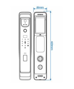 KHÓA CỬA ĐIỆN TỬ SHARP S5-FDV - 5