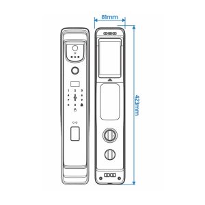 KHÓA CỬA ĐIỆN TỬ SHARP S5-FDV - 5