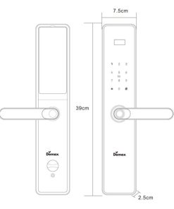 KHOÁ CỬA VÂN TAY DEMAX SL-C622 BL APP WIFI CỦA ĐỨC - 14 KHOÁ CỬA VÂN TAY DEMAX SL-C622 BL APP WIFI CỦA ĐỨC - 13