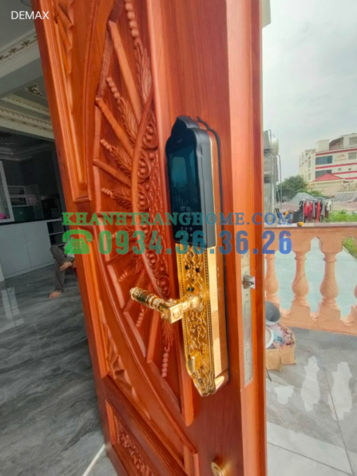 Khóa cửa vân tay đại sảnh DEMAX SL938 GOLD tiêu chuẩn Đức - 17