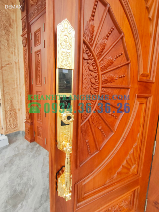 Khóa cửa vân tay đại sảnh DEMAX SL938 GOLD tiêu chuẩn Đức - 13