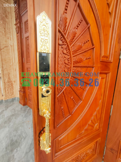 Khóa cửa vân tay đại sảnh DEMAX SL938 GOLD tiêu chuẩn Đức - 11