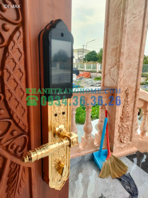 Khóa cửa vân tay đại sảnh DEMAX SL938 GOLD tiêu chuẩn Đức - 7