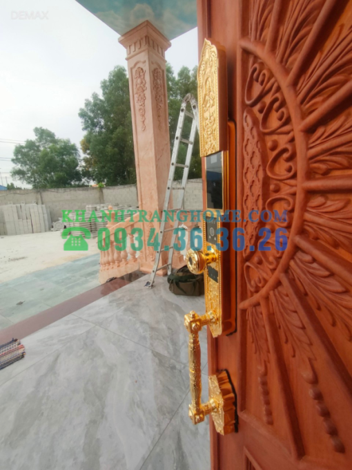 Khóa cửa vân tay đại sảnh DEMAX SL938 GOLD tiêu chuẩn Đức - 21