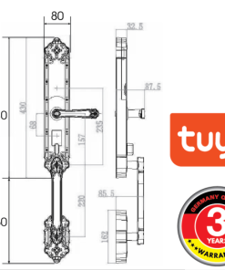 Khóa cửa vân tay đại sảnh DEMAX SL938 GOLD tiêu chuẩn Đức - 23