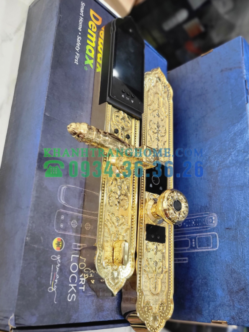 Khóa cửa đại sảnh DEMAX SL9382 GOLD tiêu chuẩn Đức - 7