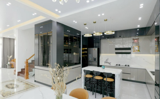 Tủ Bếp Dưới Nhựa đặc PVC cánh Acrylic giá 5.500.000 - 9