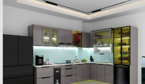 Tủ bếp treo nhôm hợp kim cánh Acrylic giá 4.000.000 - 13