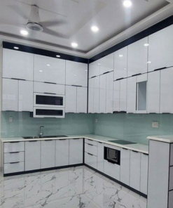 Tủ bếp treo nhôm hợp kim cánh Acrylic giá 4.000.000