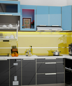 Tủ bếp treo Nhôm Hợp Kim Luxury giá 6.500.000 - 11