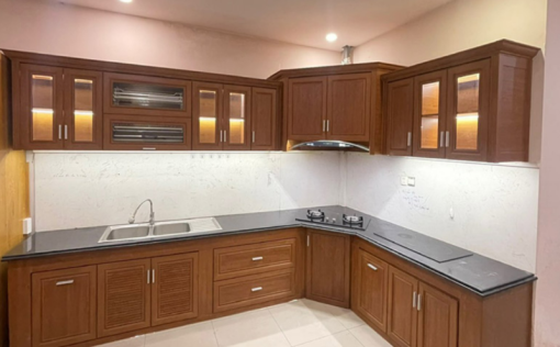 Tủ bếp treo Nhôm giả gỗ Goldoor giá 4.500.000 - 3