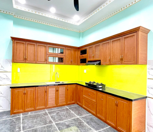 Tủ bếp treo Nhôm giả gỗ Goldoor giá 4.500.000 - 1