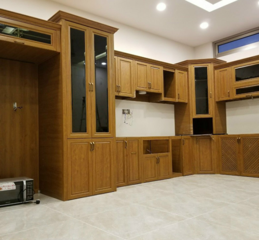 Tủ bếp treo Nhôm giả gỗ Goldoor giá 4.500.000 - 11
