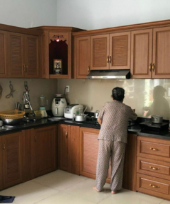 Tủ bếp dưới Nhôm giả gỗ Goldoor giá 4.900.000 - 31