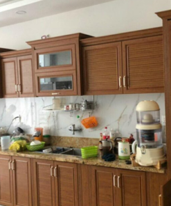 Tủ bếp dưới Nhôm giả gỗ Goldoor giá 4.900.000 - 33