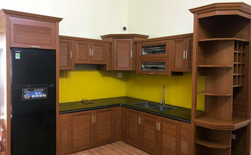 Tủ bếp treo Nhôm giả gỗ Goldoor giá 4.500.000 - 19