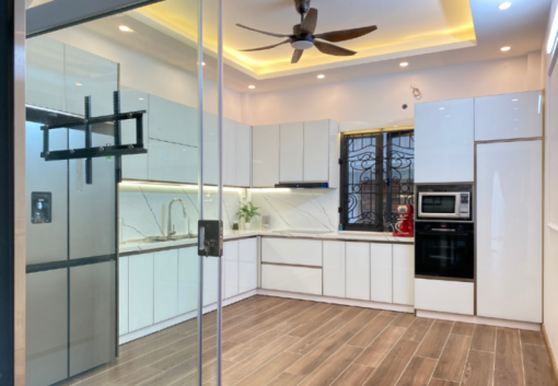 Tủ bếp treo Inox cánh kính - 3