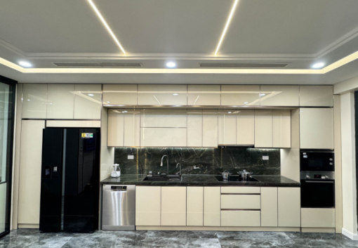 Tủ bếp treo Inox cánh kính - 5