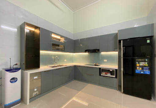 Tủ bếp treo Inox cánh kính - 7