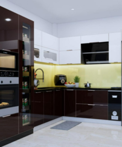 Tủ bếp treo Inox cánh kính - 46 Tủ bếp treo Inox cánh kính - 45