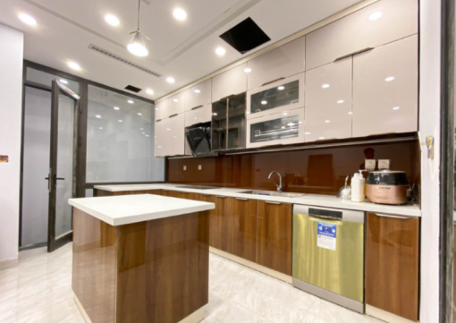 Tủ bếp treo Inox cánh kính - 29