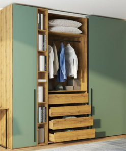 Tủ Quần Áo Gỗ MDF Lõi Xanh Cánh Kính giá 4.100.000 - 21