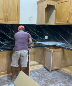 Đá nhân tạo Đen Tia Chớp - 19