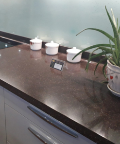 Đá nhân tạo Nâu ánh kim Brown soil - 9