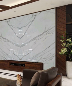 Đá nhân tạo Trắng 3D Vân Mây - 17