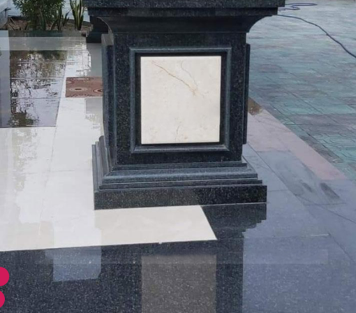 Đá Granite Hoa Cương Đen Bông Lài - 7
