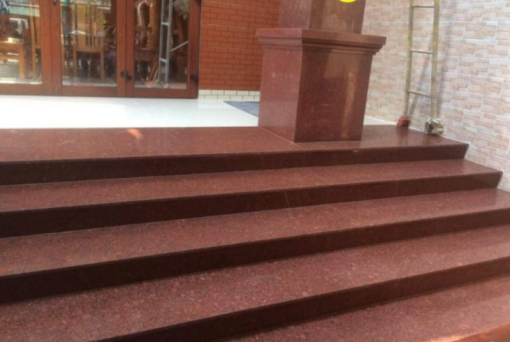 Đá Granite Hoa Cương Đỏ ruby Ấn Độ bông lớn - 11