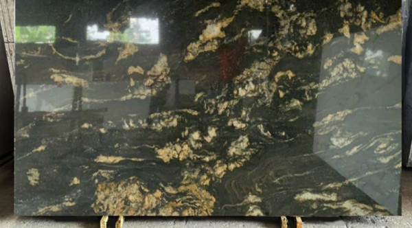 Đá Granite Hoa cương Titanium Gold - 9