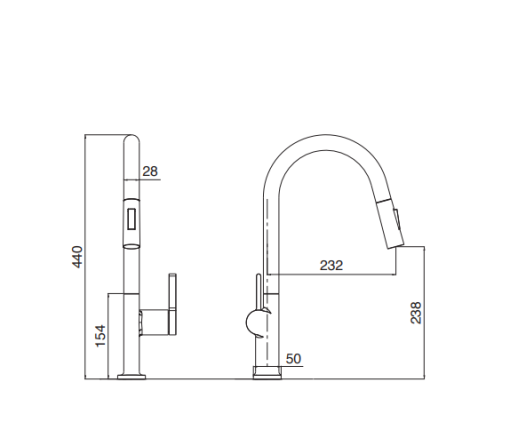 Vòi rửa bát Kluger KLF0003C - 3