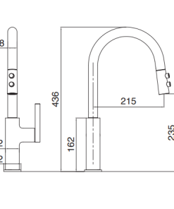 Vòi rửa bát Kluger KLF0005C - 18 Vòi rửa bát Kluger KLF0005C - 17