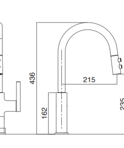 Vòi rửa bát Kluger KLF0005B - 17