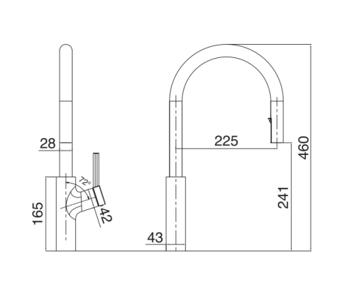 Vòi rửa bát Kluger KLF0006C - 3