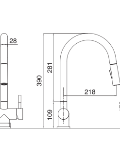 Vòi rửa bát Kluger KLF0008S - 16 Vòi rửa bát Kluger KLF0008S - 15